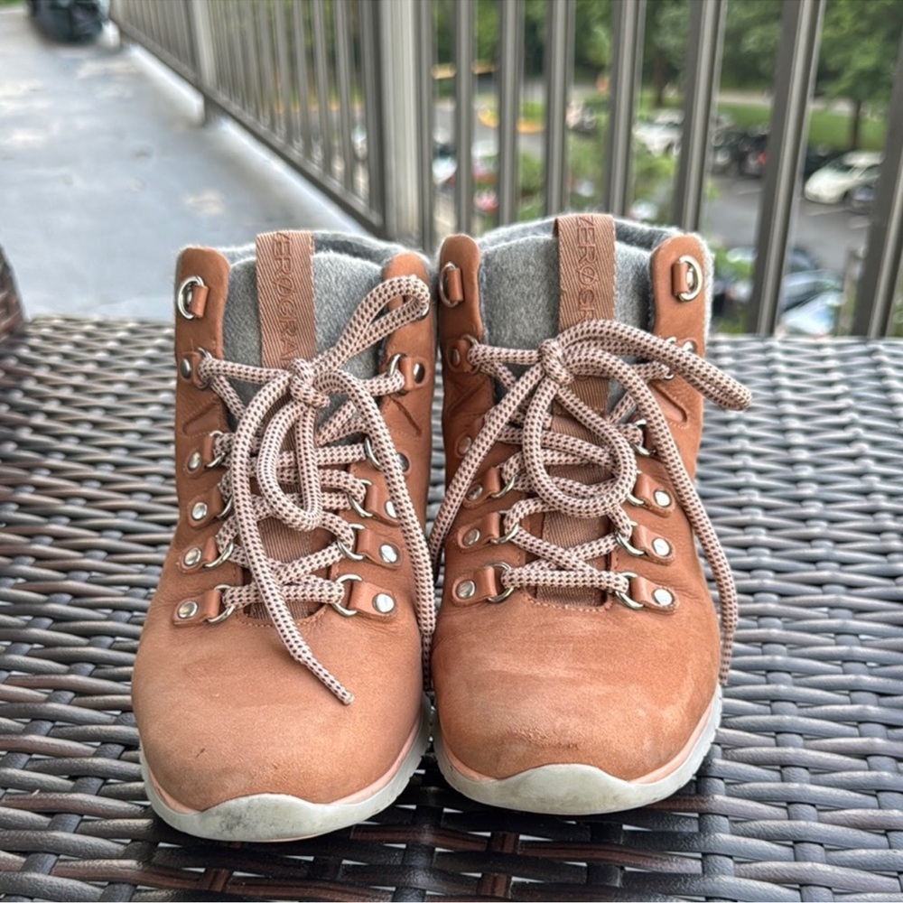 Cole Haan Mocha Mousse Zerogrand Hikr Boots